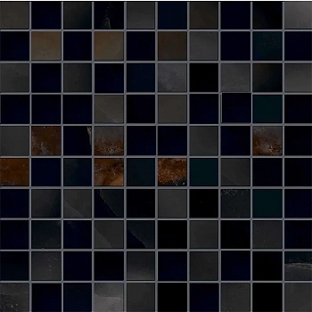 Emil Ceramica Tele di Marmo Onyx Mosaico Onyx Black Lappato 30x30 / Эмиль Керамика Теле ди Мармо Оникс Мосаико Оникс Блэк Лаппато 30x30 